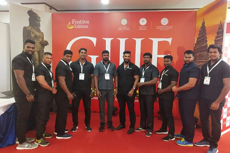 RDS Business Services bouncers providing event security in Chennai